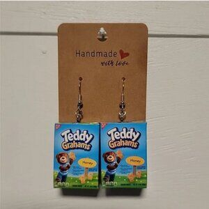 Handmade "Teddy Grahams" Earrings